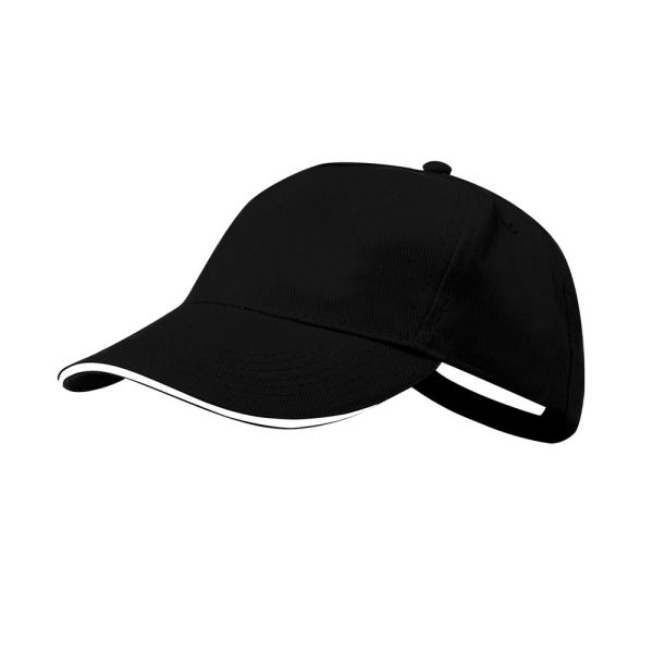 Czapka z daszkiem P007344X czarny