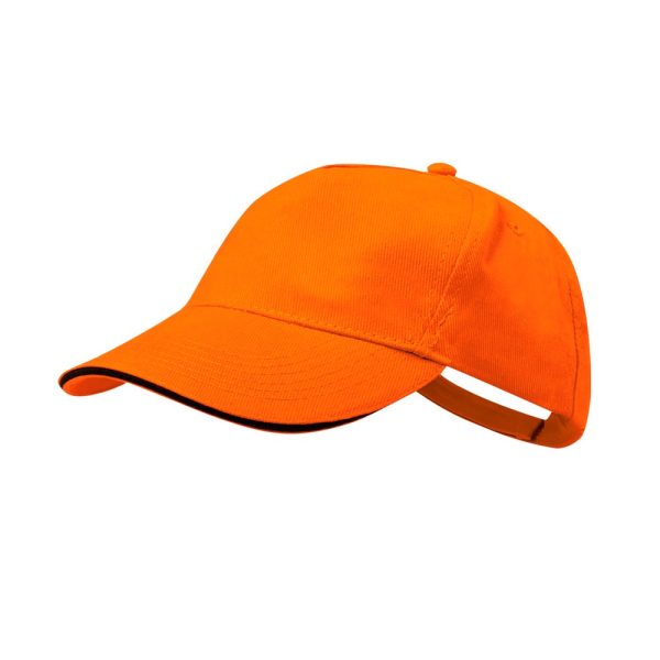 Czapka z daszkiem P007344X pomarańczowy
