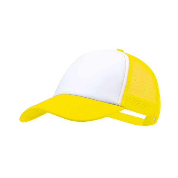 Czapka z daszkiem P007721X żółty