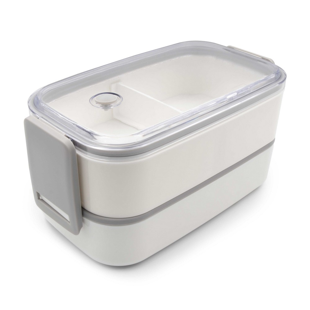 Pudełka śniadaniowe 2 w 1, 2x700 ml, sztućce | Cash P042597X AX-V7246-02