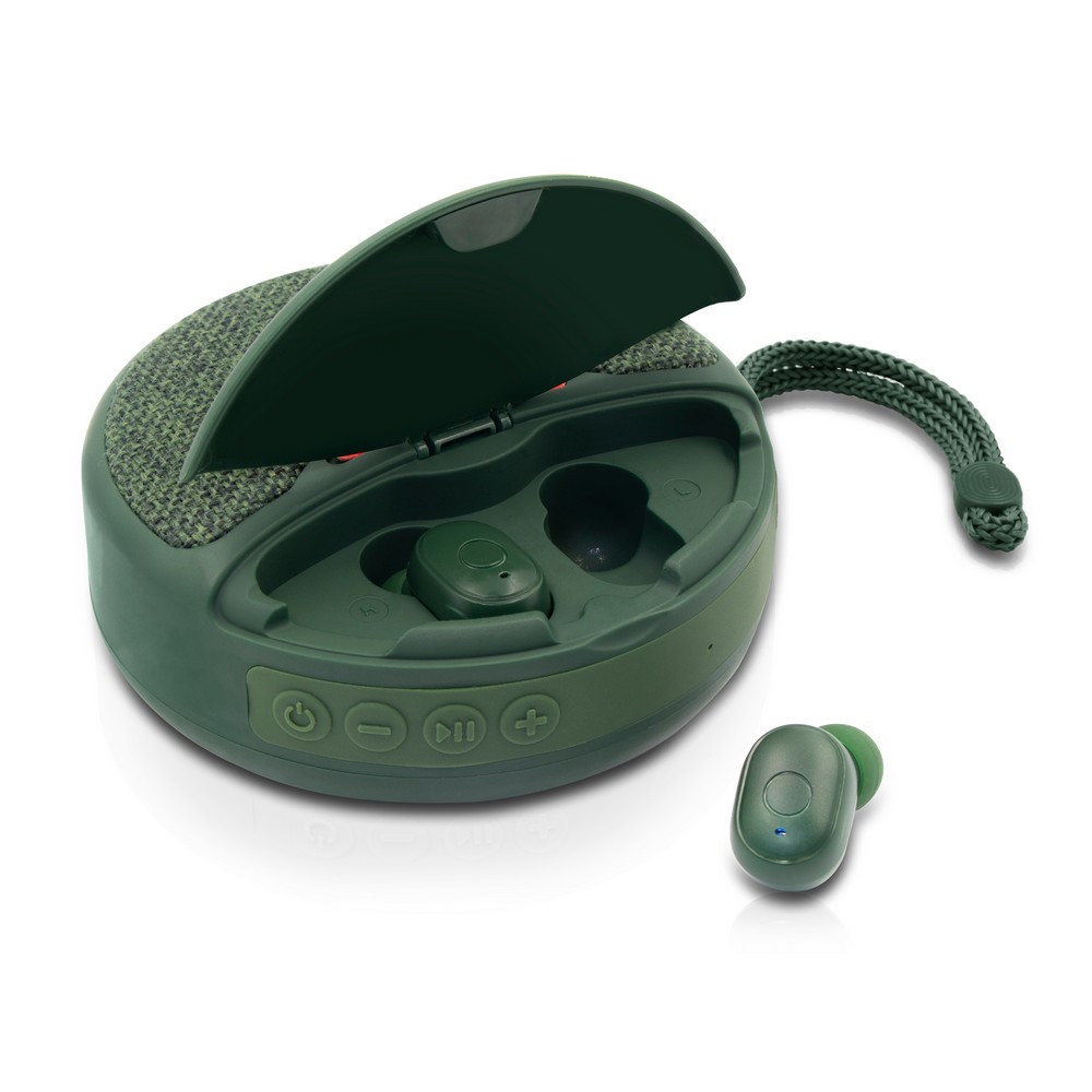 Głośnik bezprzewodowy 5W Air Gifts, radio, bezprzewodowe słuchawki douszne | Caleb P047883X AX-V7282-W