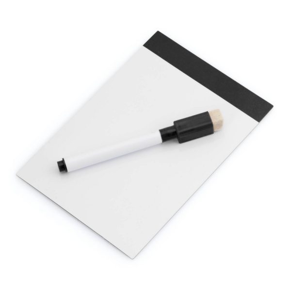 Tablica do pisania z magnesem na lodówkę, pisak, gumka P008253X czarny