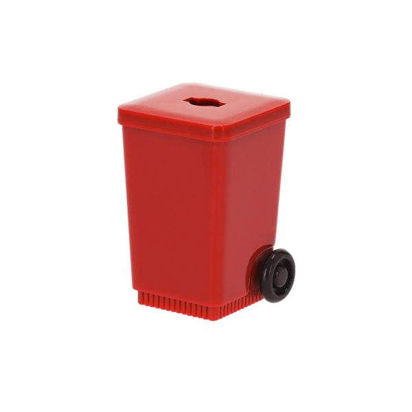 Temperówka "kosz na śmieci" P007127X czerwony