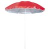 Parasol plażowy P007070X czerwony