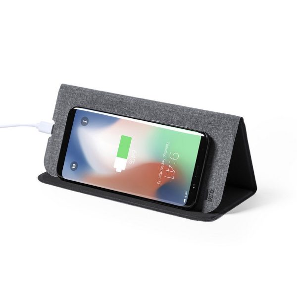 Podkładka pod mysz RPET, ładowarka bezprzewodowa 10W P039295X