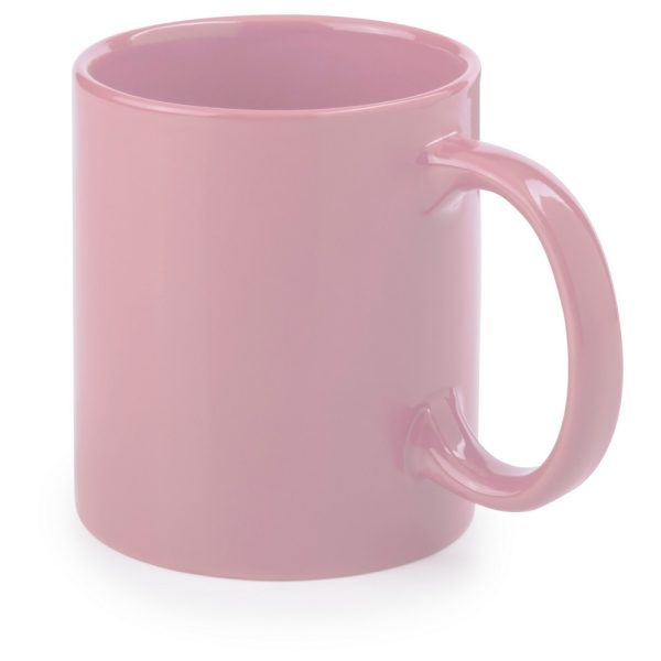 Kubek ceramiczny 370 ml P007024X różowy