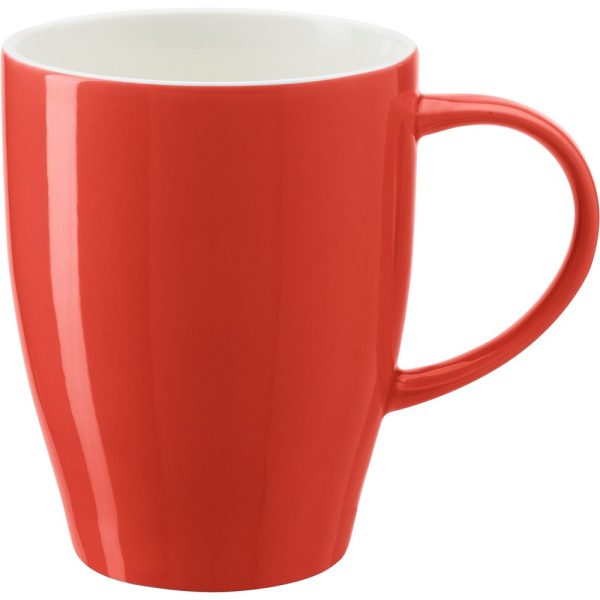 Kubek porcelanowy 350 ml P007654X czerwony