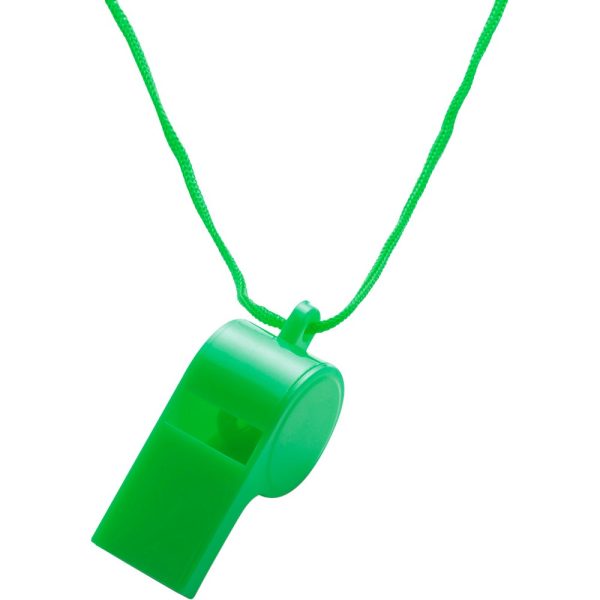 Gwizdek ze sznurkiem P007655X zielony