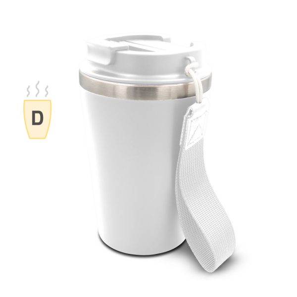 Kubek termiczny 350 ml | Nairod P104824X biały