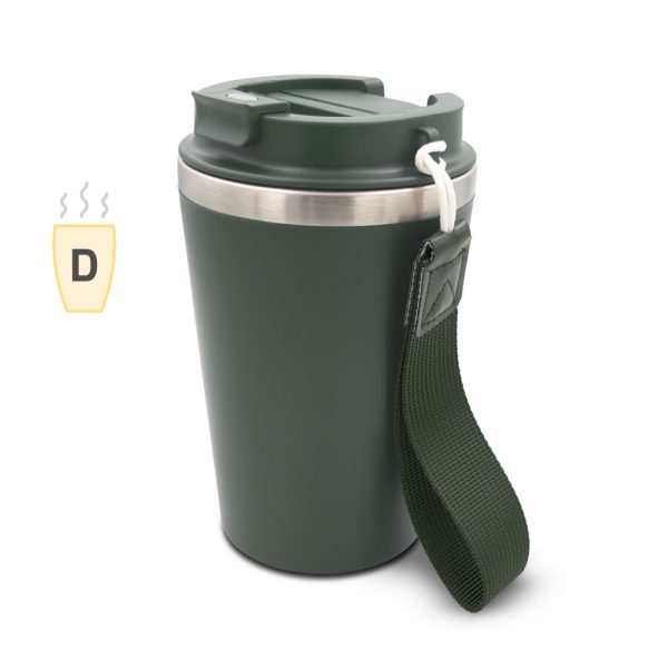 Kubek termiczny 350 ml | Nairod P104824X zielony