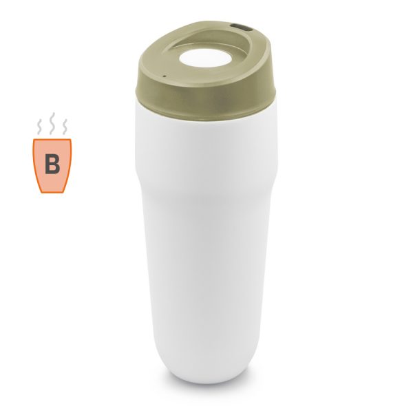 Kubek termiczny 400 ml Air Gifts | Niram P104837X jasnozielony