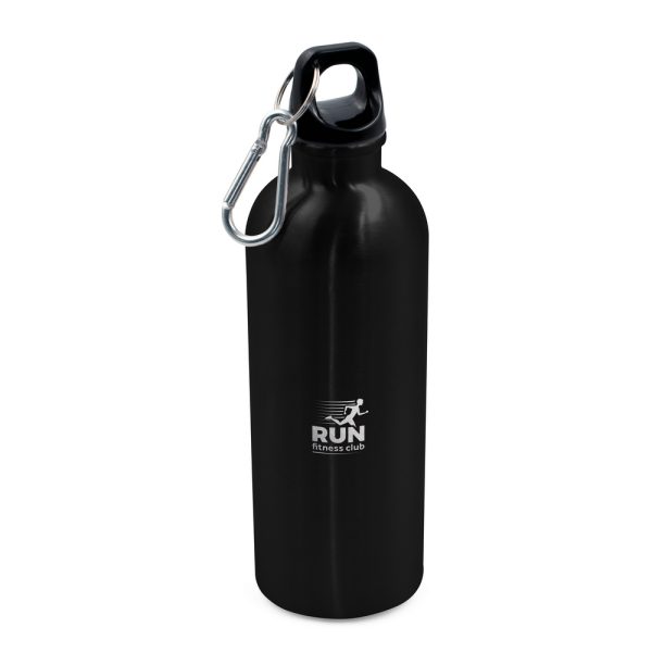 Butelka sportowa 500 ml z karabińczykiem | Brenda P104841X czarny