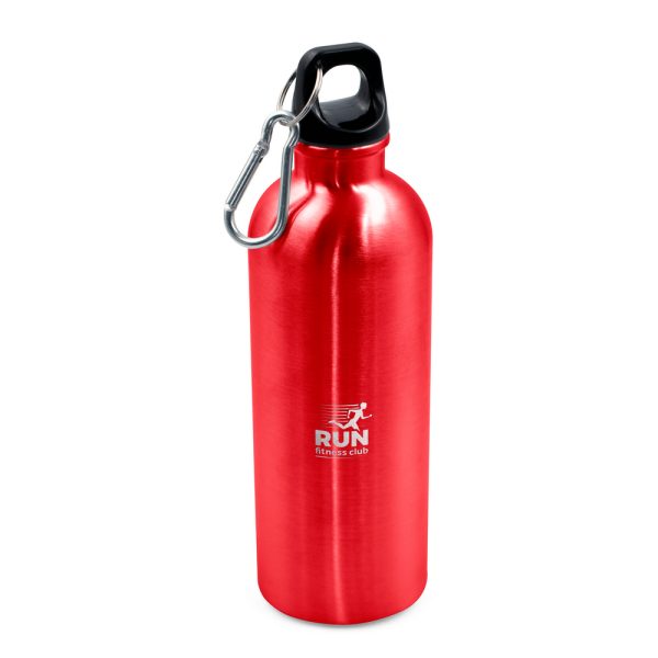 Butelka sportowa 500 ml z karabińczykiem | Brenda P104841X czerwony