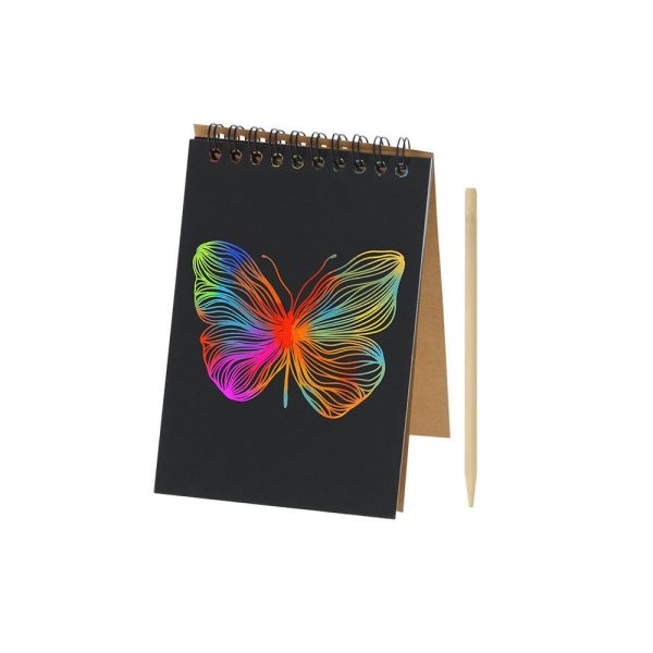 Notatnik do zdrapywania ok. A6, papier typu zdrapka P104979X