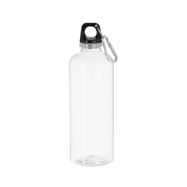 Butelka sportowa 630 ml z RPET z karabińczykiem P105010X neutralny