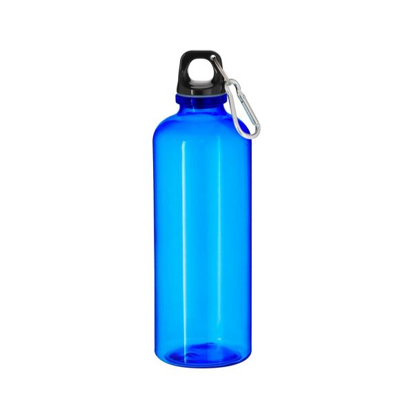 Butelka sportowa 630 ml z RPET z karabińczykiem P105010X niebieski