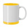 Kubek ceramiczny 350 ml P105032X żółty