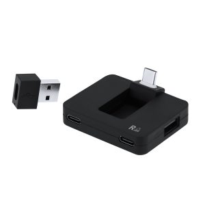 Hub USB 2.0 i USB-C z RABS P106048X AX-VA605-W