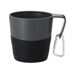 Składany kubek podróżny 340 ml z karabińczykiem P105894X AX-VA669-W