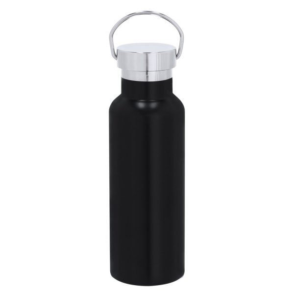 Butelka termiczna 500 ml ze stali nierdzewnej z recyklingu P106191X czarny