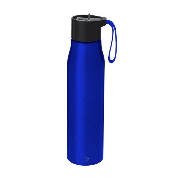 Butelka sportowa 700 ml z aluminium z recyklingu P106151X niebieski