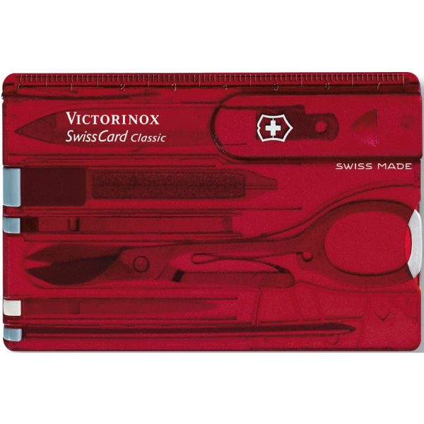 Narzędzie wielofunkcyjne Victorinox SwissCard Classic P105519X czerwony