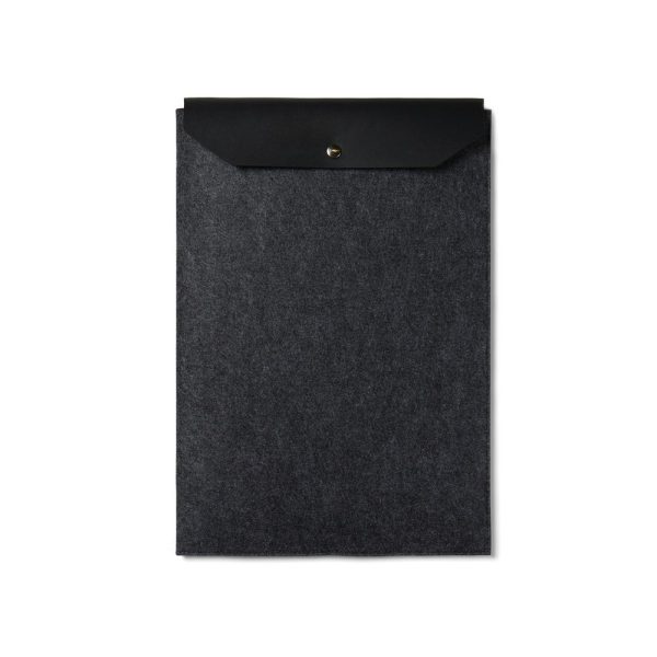 Pokrowiec na laptopa 17" VINGA Albon, filc z recyklingu P054775X czarny