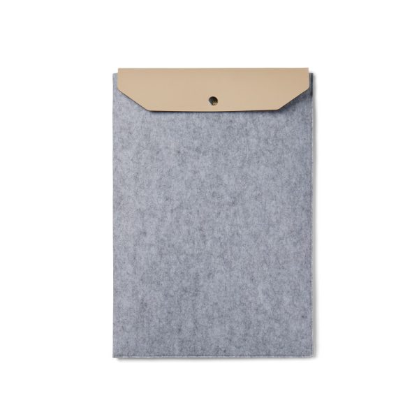 Pokrowiec na laptopa 17" VINGA Albon, filc z recyklingu P054775X szary