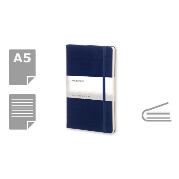 MOLESKINE Notatnik ok. A5 P007547X granatowy
