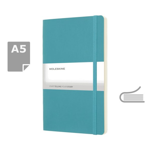 MOLESKINE Notatnik ok. A5 P007557X turkusowy