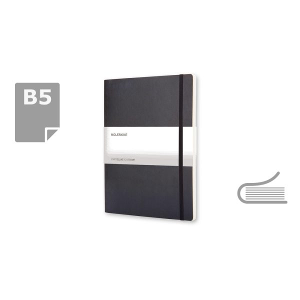 MOLESKINE Notatnik ok. B5 P007559X czarny