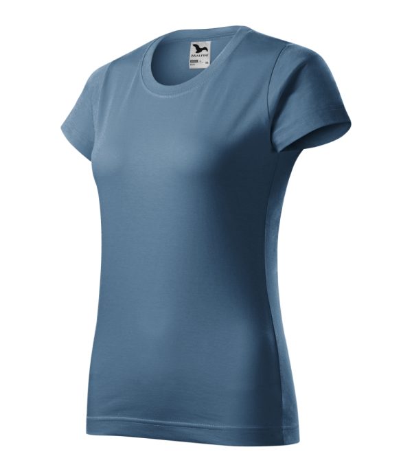 Basic Koszulka damska P030686F denim