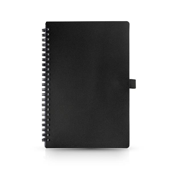 Notes A5 z okładką z PP / Spiral P090079P czarny
