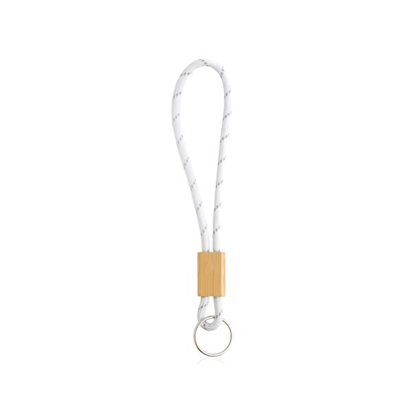 Brelok z bambusowym detalem / Vimeiro P093272P PM-IP140866-W