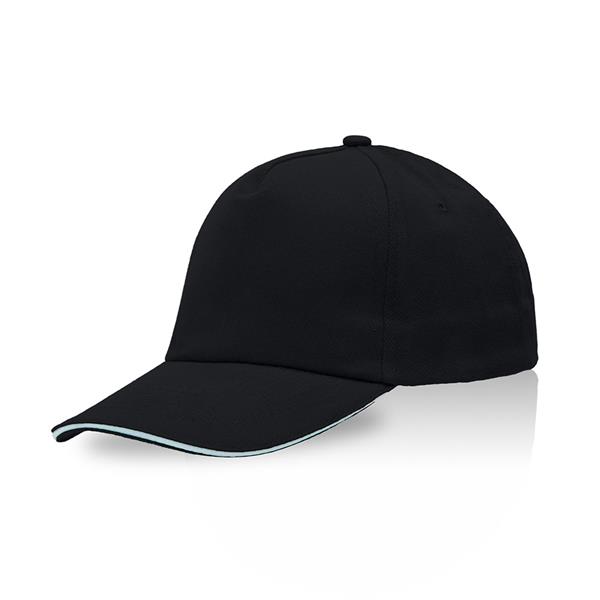 Czapka z daszkiem, bawełna szczotkowana / Zectra P090108P czarny