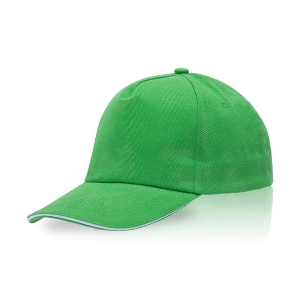 Czapka z daszkiem, bawełna szczotkowana / Zectra P090108P zielony