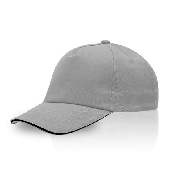 Czapka z daszkiem / Kalais P090504P light grey
