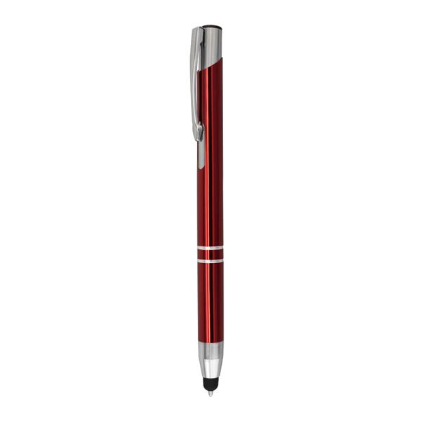 Długopis aluminiowy, touch / Alumy P090776P dark red