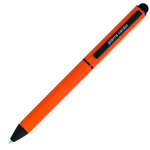 Długopis metalowy touch pen, soft touch CELEBRATION Pierre Cardin P086416K pomarańczowy