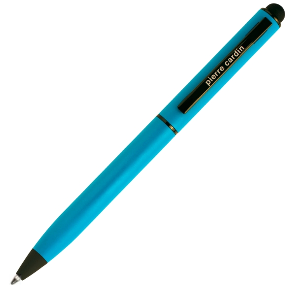 Długopis metalowy touch pen, soft touch CELEBRATION Pierre Cardin P086416K jasnoniebieski