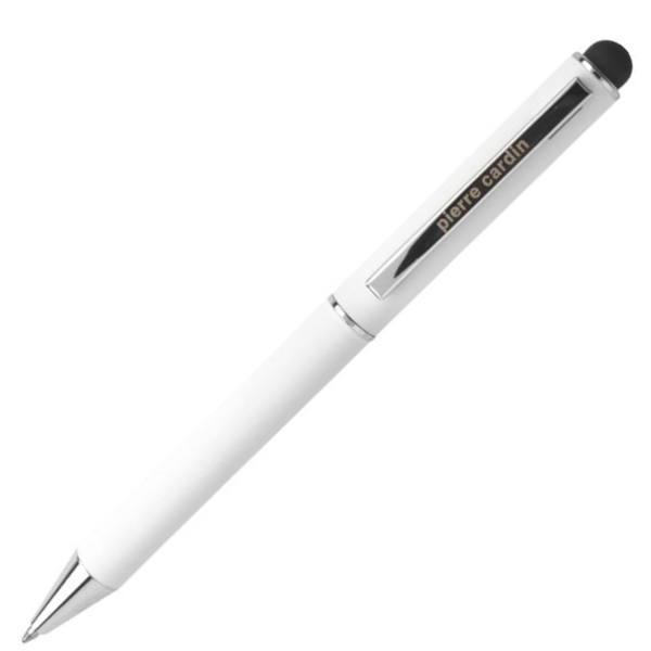 Długopis metalowy touch pen soft touch CLAUDIE Pierre Cardin P086410K MC-B010200-W
