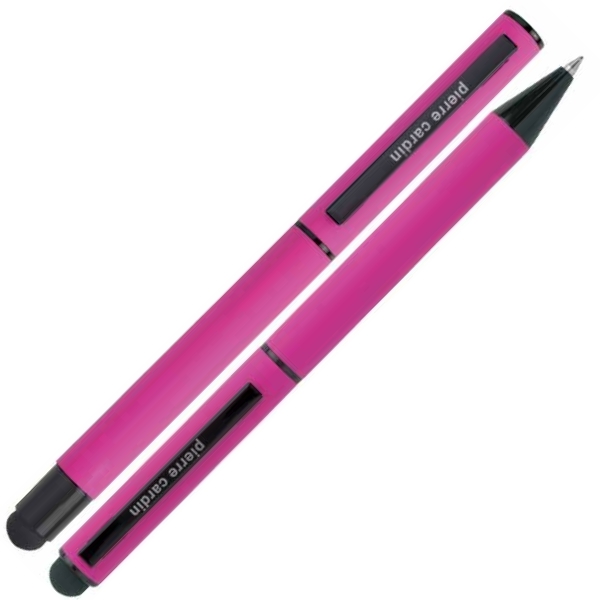 Zestaw piśmienny długopis i pióro kulkowe CELEBRATION Pierre Cardin P086434K różowy