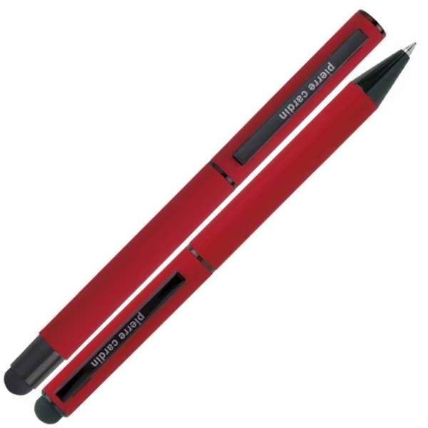 Zestaw piśmienny długopis i pióro kulkowe CELEBRATION Pierre Cardin P086434K czerwony
