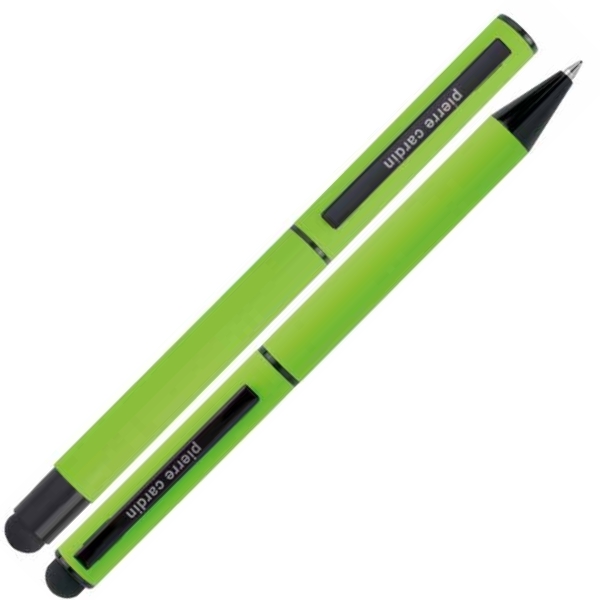 Zestaw piśmienny długopis i pióro kulkowe CELEBRATION Pierre Cardin P086434K jasnozielony