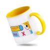 2-kolorowy kubek ceramiczny pod sublimację, 325 ml P093443P