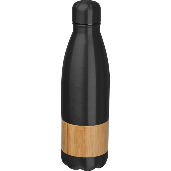 Butelka stalowa KOBE 750 ml P087928G czarny