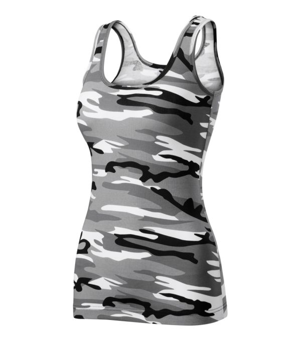 Top damski Camo Triumph P020233F camouflage gray