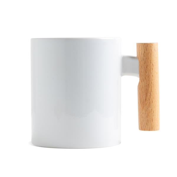 Kubek z drewnianym uchwytem / Mugoo P093301P