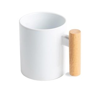 Kubek z drewnianym uchwytem / Mugoo P093301P PM-IP37071300