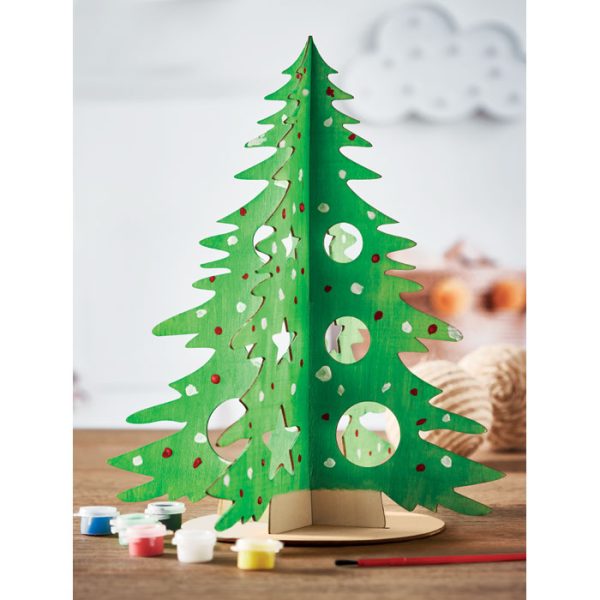 Drewniana choinka DIY P043082O